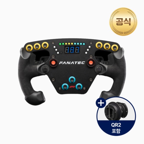 파나텍 클럽스포츠 F1 Esports V2 포뮬러 레이싱 휠 QR2 퀵릴리즈 포함