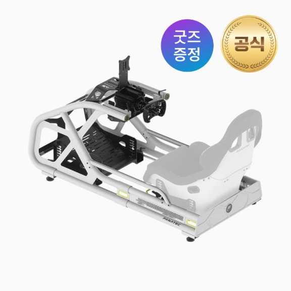 파나텍 클럽스포츠 GT 콕핏 레이싱 휠 거치대 의자 화이트