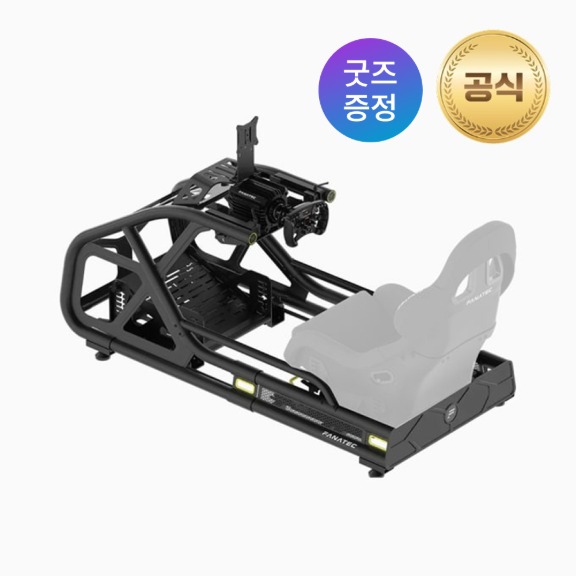 파나텍 클럽스포츠 GT 콕핏 레이싱 휠 거치대 의자 블랙